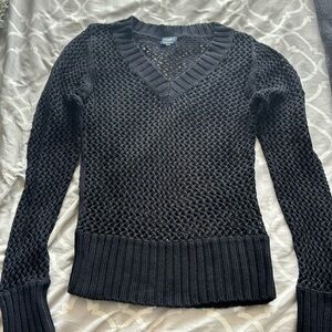 See through long sleeve top